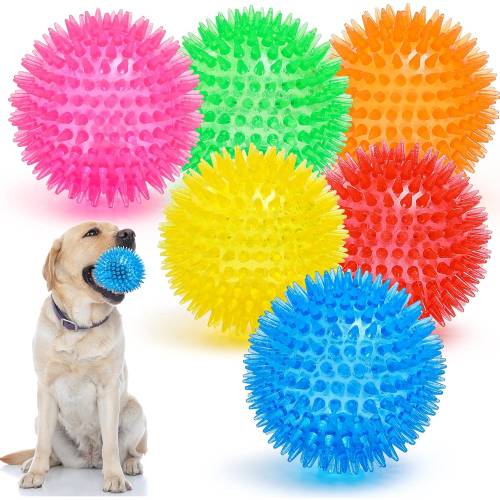 Squeaky Dog Toy Balls (6 Colors)